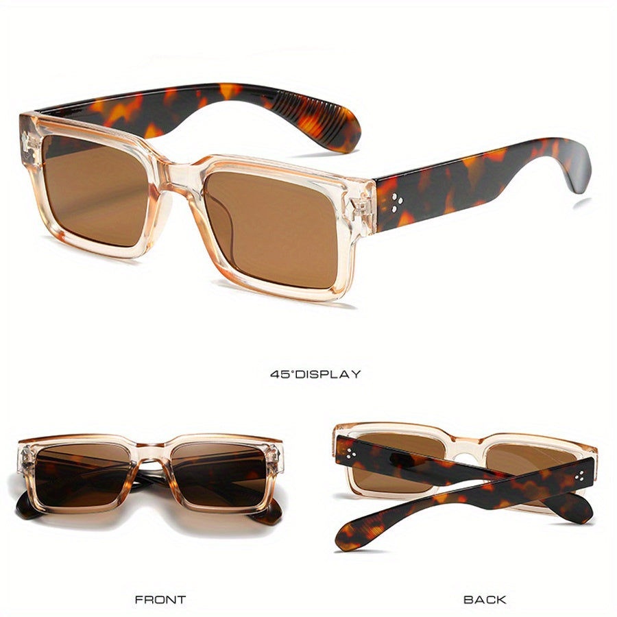 Square Frame Sunglasses UV400 Protection