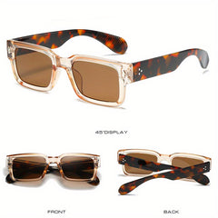 Square Frame Sunglasses UV400 Protection