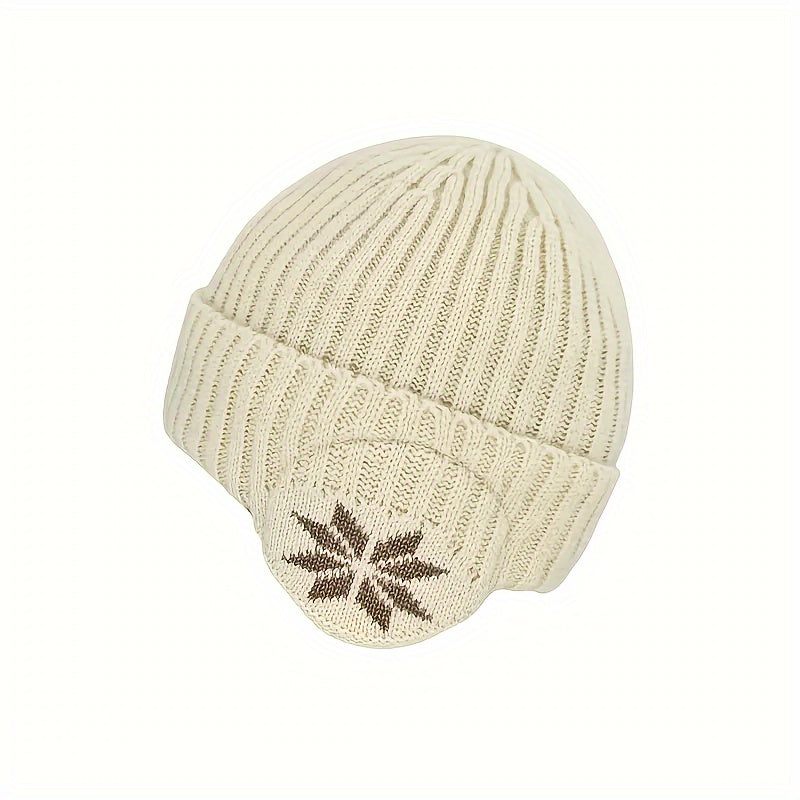 Winter Velvet Thickened Knitted Hat Ear Protection Beanie Hats