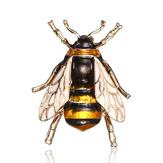 Colorful Bee Shape Brooch Animal Insect Theme Corsage Pin 1 Pc
