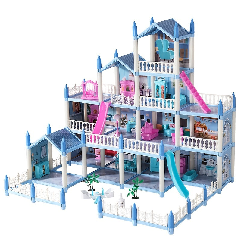 DIY Assembled Villa Creative Birthday Gift With Light String