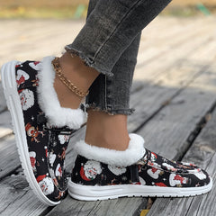 Women's Christmas Snow Boots Plush Comfort & Warmth