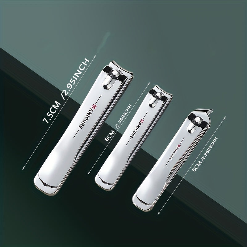 4 Pcs Manicure Set Stainless Steel Nail Clippers Beauty Tool Portable Set