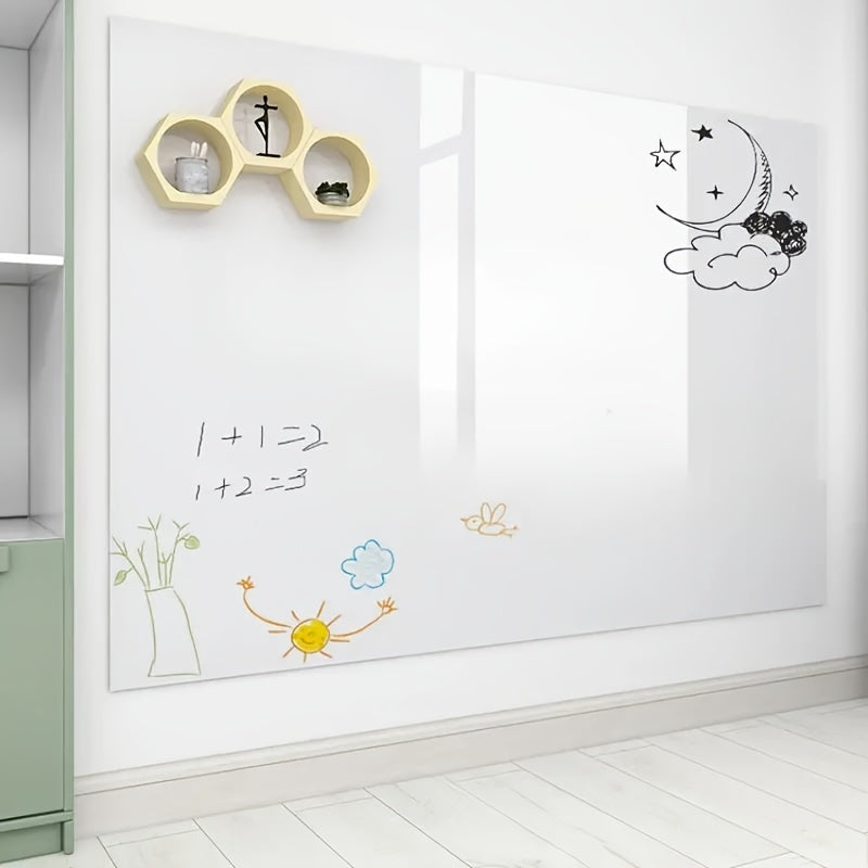 Electrostatic Whiteboard Wall Stickers Removable Doodle Painting Board