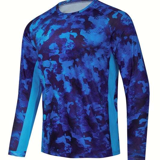 Men's Graphic Print UPF 50 Sun Protection Jacket