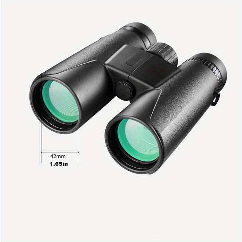 10X42 Straight Tube Binoculars High Definition Compact Lightweight Outdoor Sport