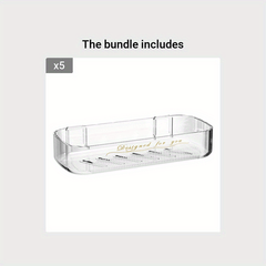 Bathroom Shelf for Toilet Wall, Moisture-proof Toiletries Shelf