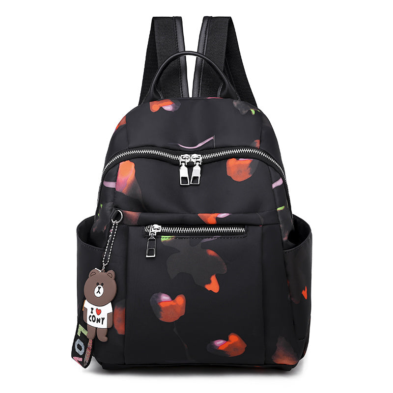 Zipper Backpack Adjustable Strap Casual Travel Backpack