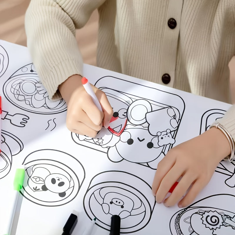Graffiti Paper Roll for Kids Painting