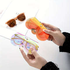Holographic Glasses Bag Sunglasses Pouch Cover Portable Accessory