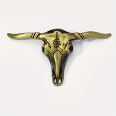 Big Bull Head Belt Buckle for Women & Men Western Jeans Accessories