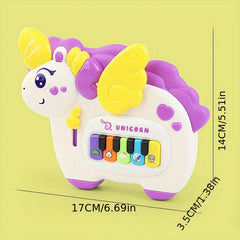 Kids' Electronic Keyboard Toy with Music & Lights