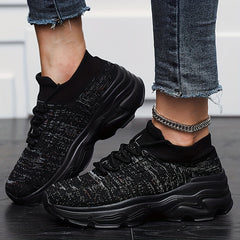 Comfortable Sole Mesh Running Shoes Lightweight Non Slip Outdoor Sport Shoes