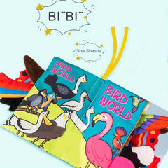 3D Sensory Cloth Book for Babies with Multiple Textures & Sounds