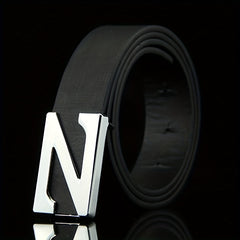 Men's Leather Belt for Work Business Gift for Dad and Husband