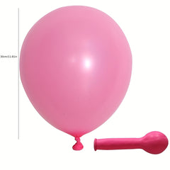 50pcs 30 Matte Pink Latex Balloons for Birthday Party Decoration