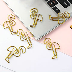Flamingo Paper Clips Funny Paperclips Bookmark Metal File Note Clips