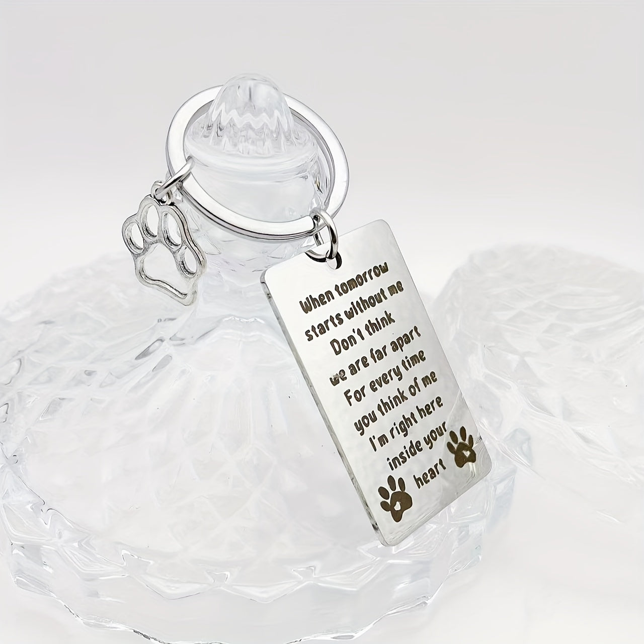 Pet Memorial Keyring - Cherish Your Beloved Pet's Memory