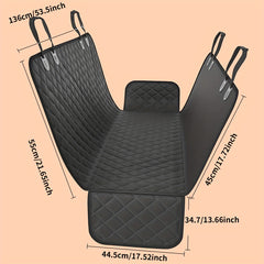 Waterproof Car Pet Seat Mat with Safety Rope