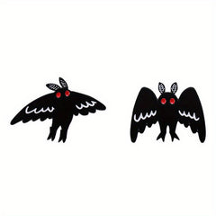 Punk Animal Bat Pins Classic Mothman Enamel Badges Heroism Series Brooches