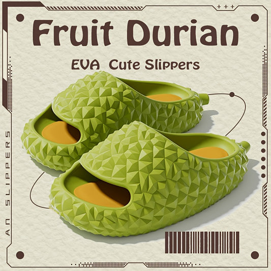Men's Lightweight Fruit Slippers Open Toe Home Shoes for Shower