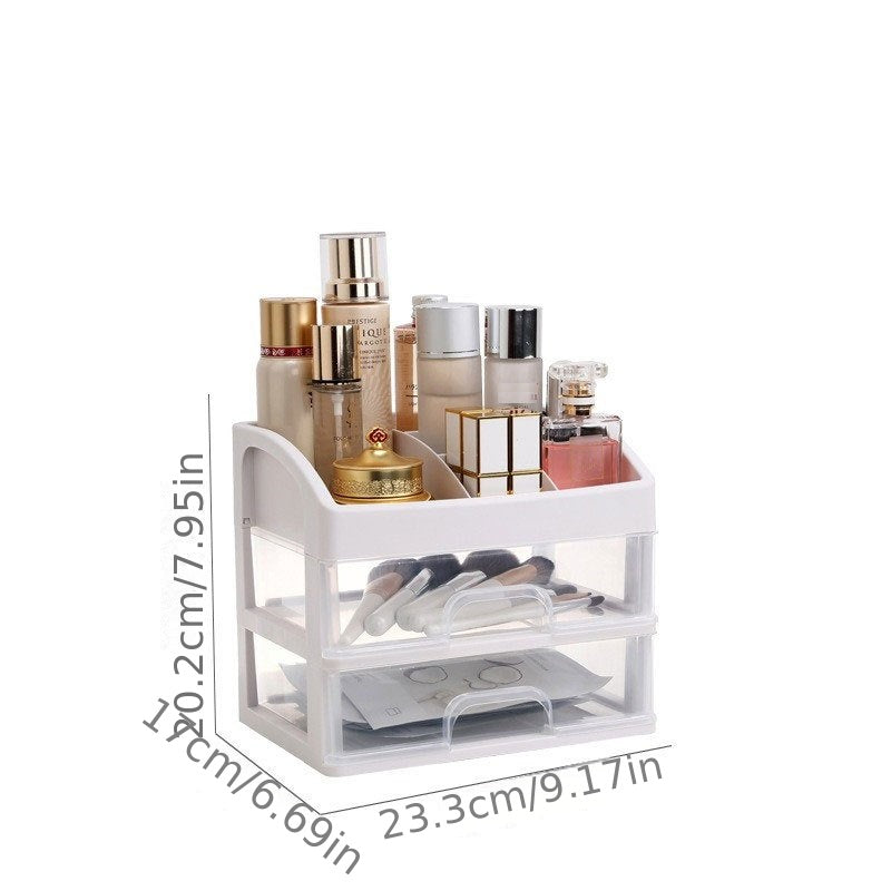 Makeup Organizer with Drawers Cosmetic Display Cases Makeup Storage Box