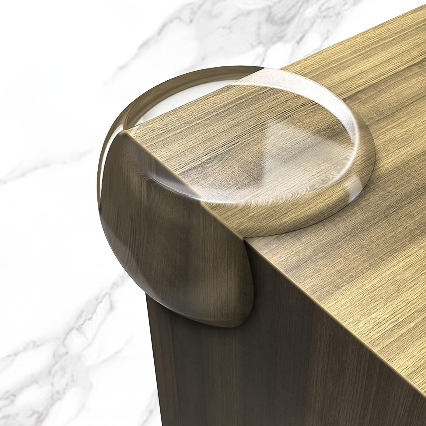 6pcs Transparent Silicone Corner Protectors for Desk Protection