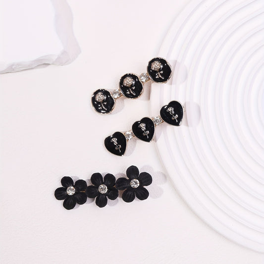 Floral Hair Clip for Women Girls