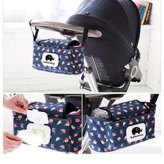 Stroller Organizer Mummy Bag Insulated Cup Holder Storage Bag
