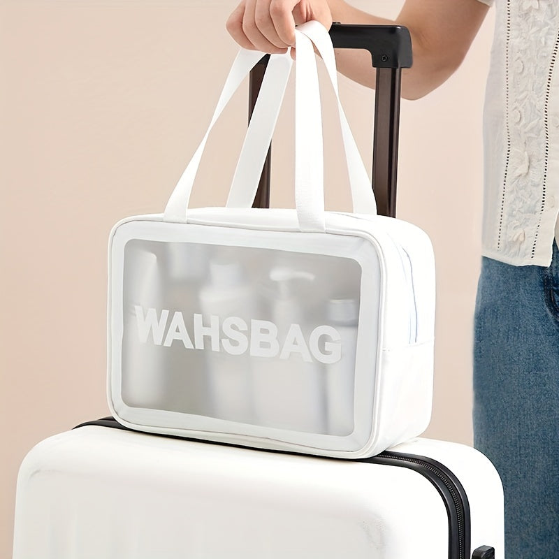 Portable Transparent Toiletry Bag Waterproof Travel Wash Bag