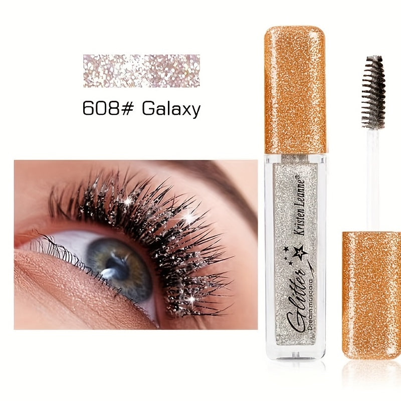 12 Colored Glitter Volumizing Mascara Shimmer Finish