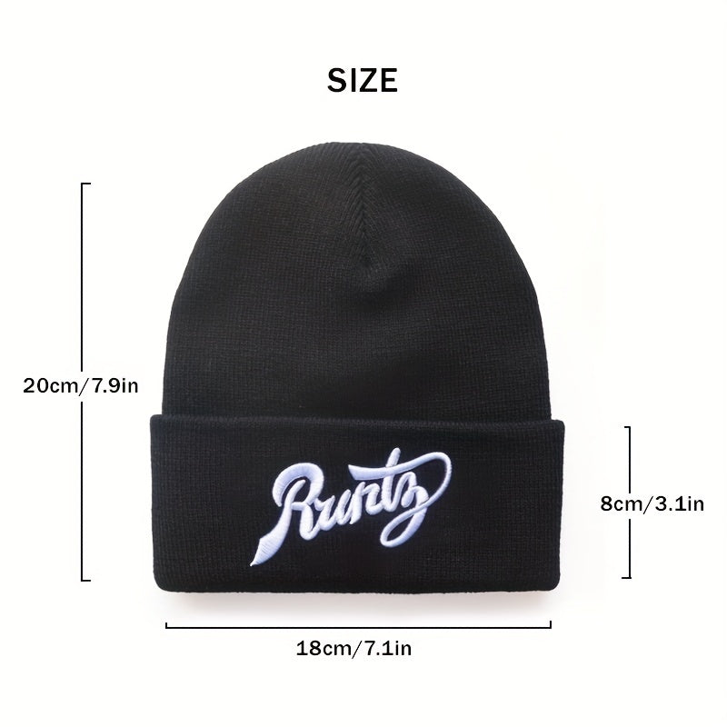 Embroidered Cold Hip Hop Knitted Hat