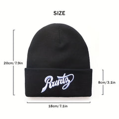 Embroidered Cold Hip Hop Knitted Hat