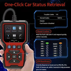 V519 OBD II Diagnostic Scanner Car Fault Detector