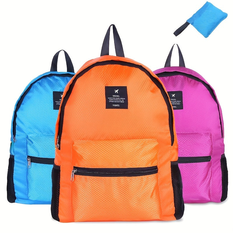Small Waterproof Backpack Foldable for Travel Camping Hiking