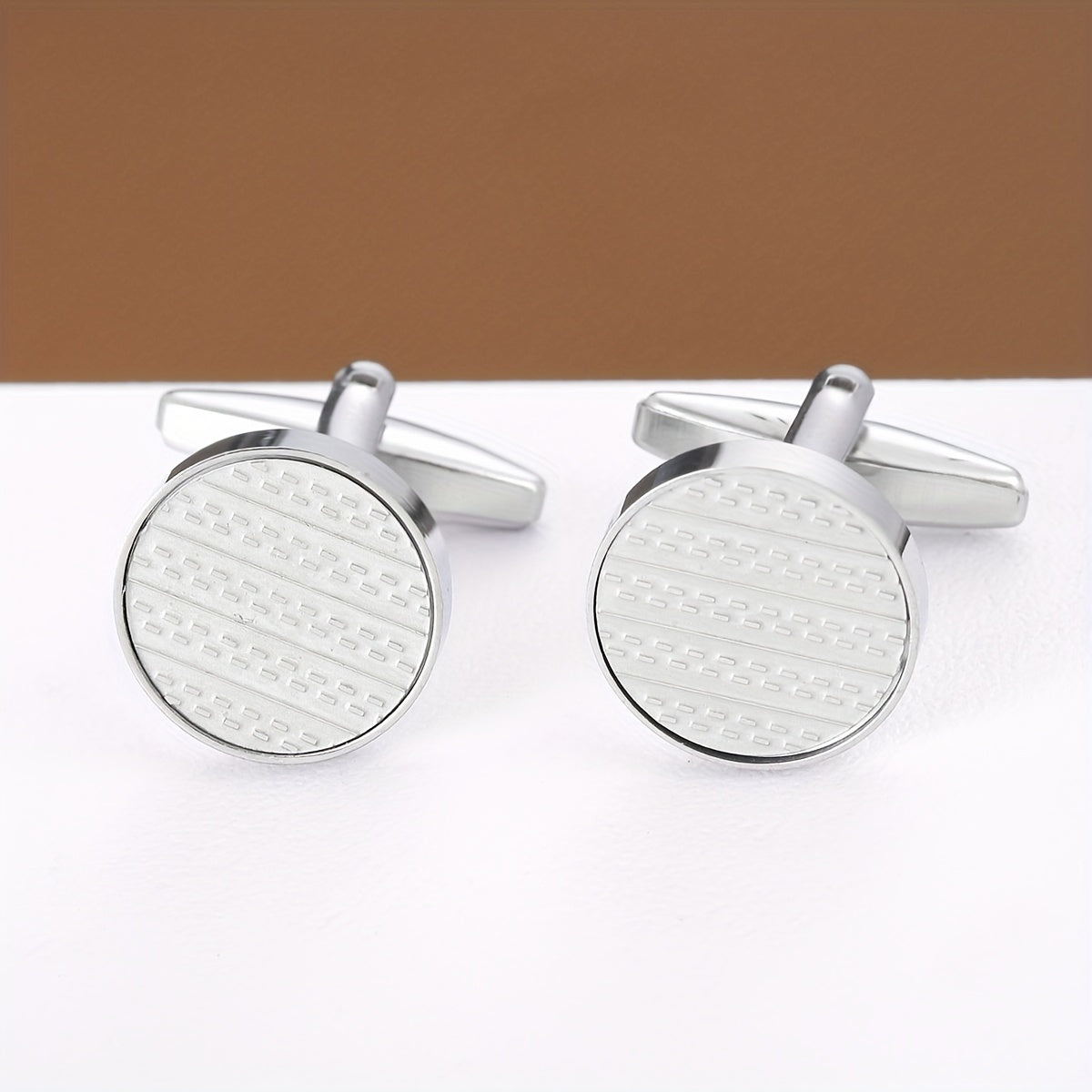 Romantic Round Cufflinks Business For Men