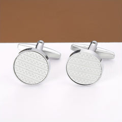 Romantic Round Cufflinks Business For Men