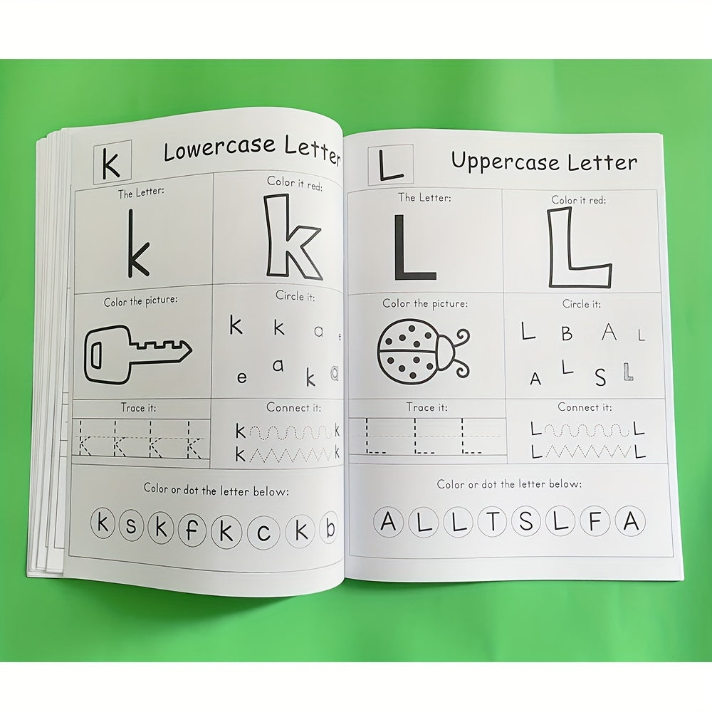 Alphabet Phonics Practice Paper for Preschool Learning - Coloring Book