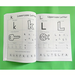Alphabet Phonics Practice Paper for Preschool Learning - Coloring Book