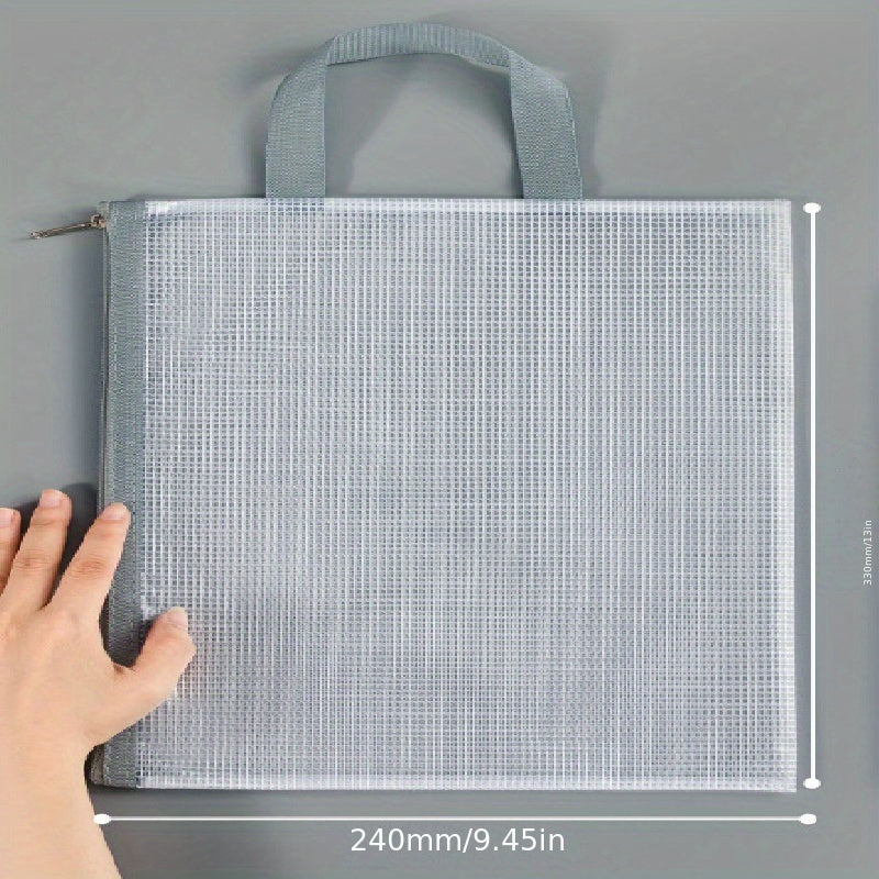 5pcs A4 Waterproof File Bag Office Supplies