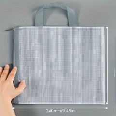 5pcs A4 Waterproof File Bag Office Supplies