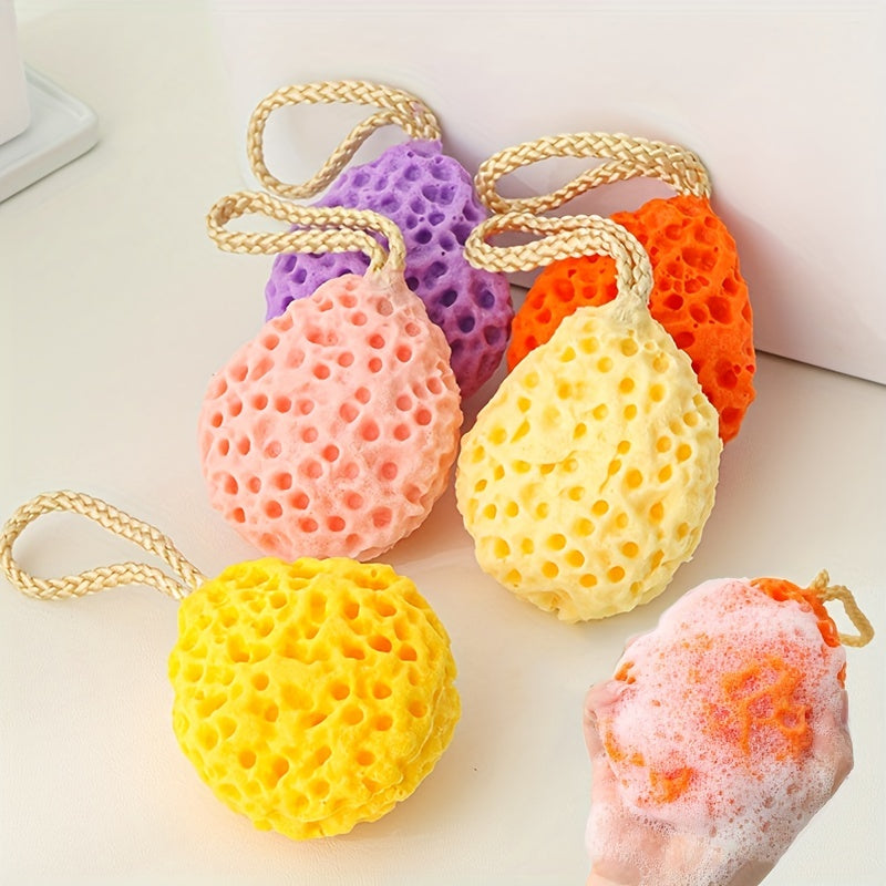 1pc Honeycomb Bath Ball Soft Sponge Bath Ball