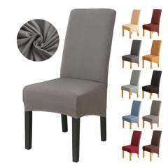 Velvet Dining Chair Slipcovers Stretch Chair Protectors Removable Washable