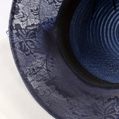 Mesh Breathable Bucket Hat Sunshade Flower Decor Hats For Women