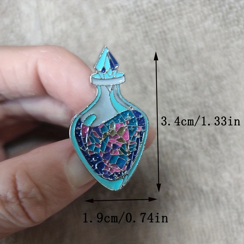 Bottle Shape Brooch Pins for Clothing and Accessories