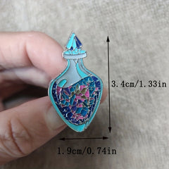 Bottle Shape Brooch Pins for Clothing and Accessories