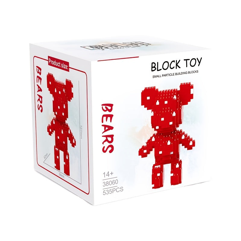 535pcs Bears Building Blocks DIY Toy Puzzle Educational Gift