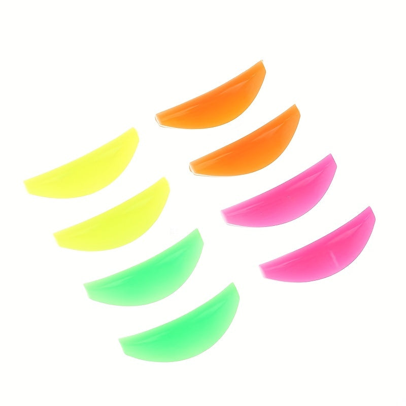 Rainbow Silicone Pads for Eyelash Perm Kit - Soft Lash Lift Rods for Eye Shapes