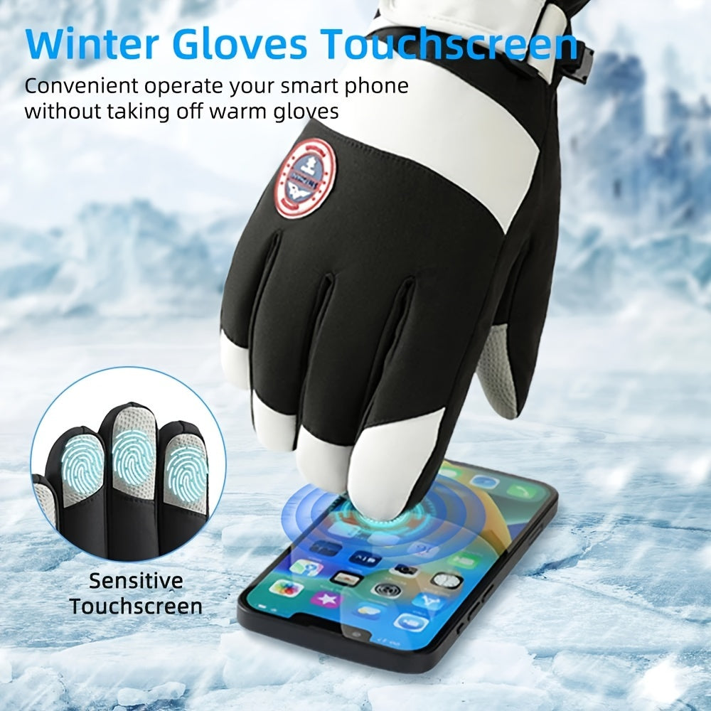 Winter Waterproof Skiing & Driving Gloves w/ Touch Screen - Non Slip