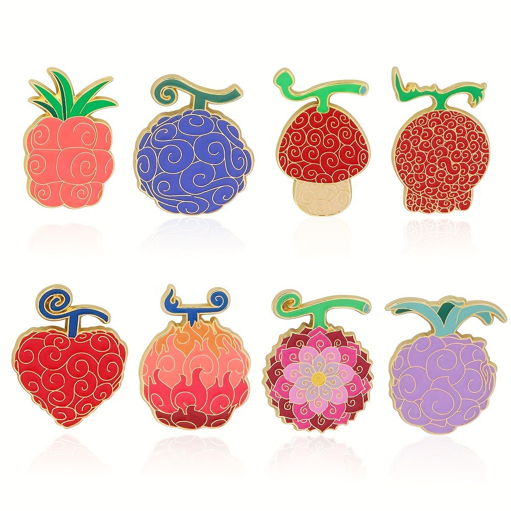 Special Shaped Fruit Brooch Solon Cosplay Metal Lapel Brooch